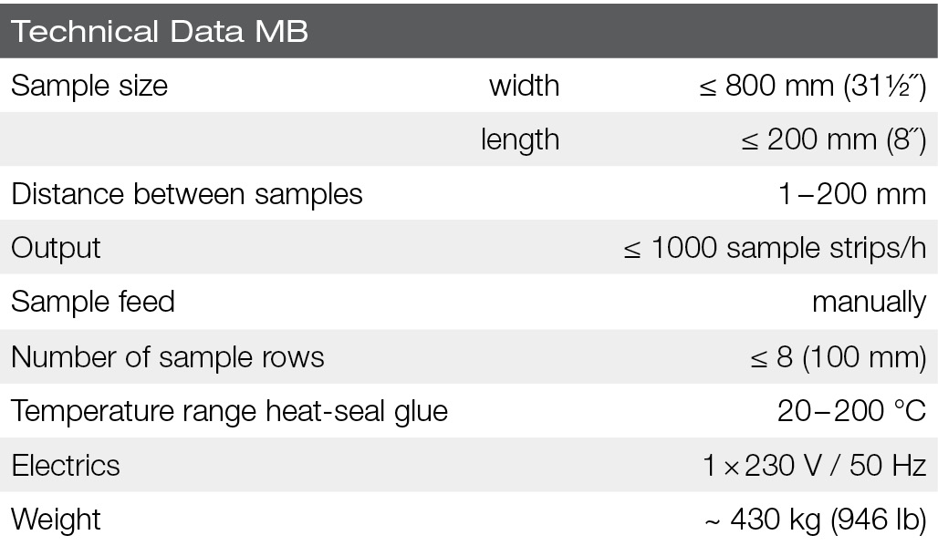 polytex-MB-technical data
